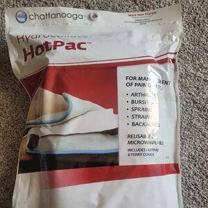 Chattanooga Hydrocollator HotPac Moist Heat Therapy - White with Red Accents